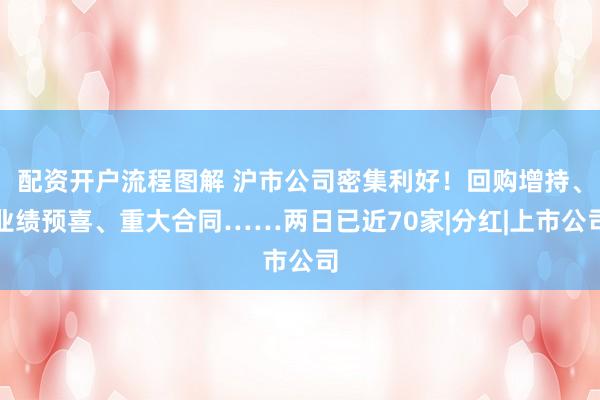 配资开户流程图解 沪市公司密集利好！回购增持、业绩预喜、重大合同……两日已近70家|分红|上市公司